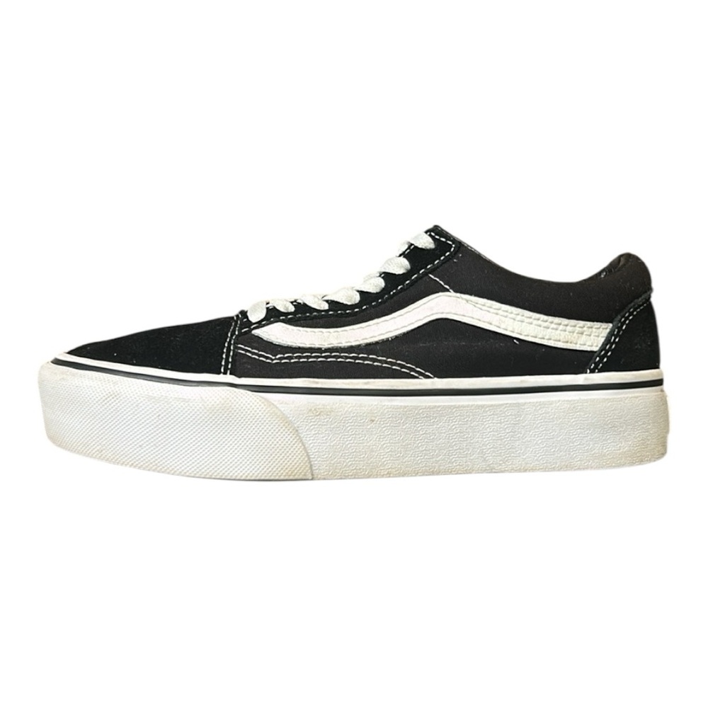 VANS Old Skool Plat Classics Black White Men's Size 5.0 Women’s 6.5 - Picture 5 of 9